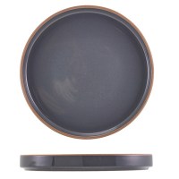 Kava Grey Stoneware Presentation Plate